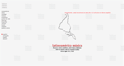 Desktop Screenshot of latinoamerica-musica.net